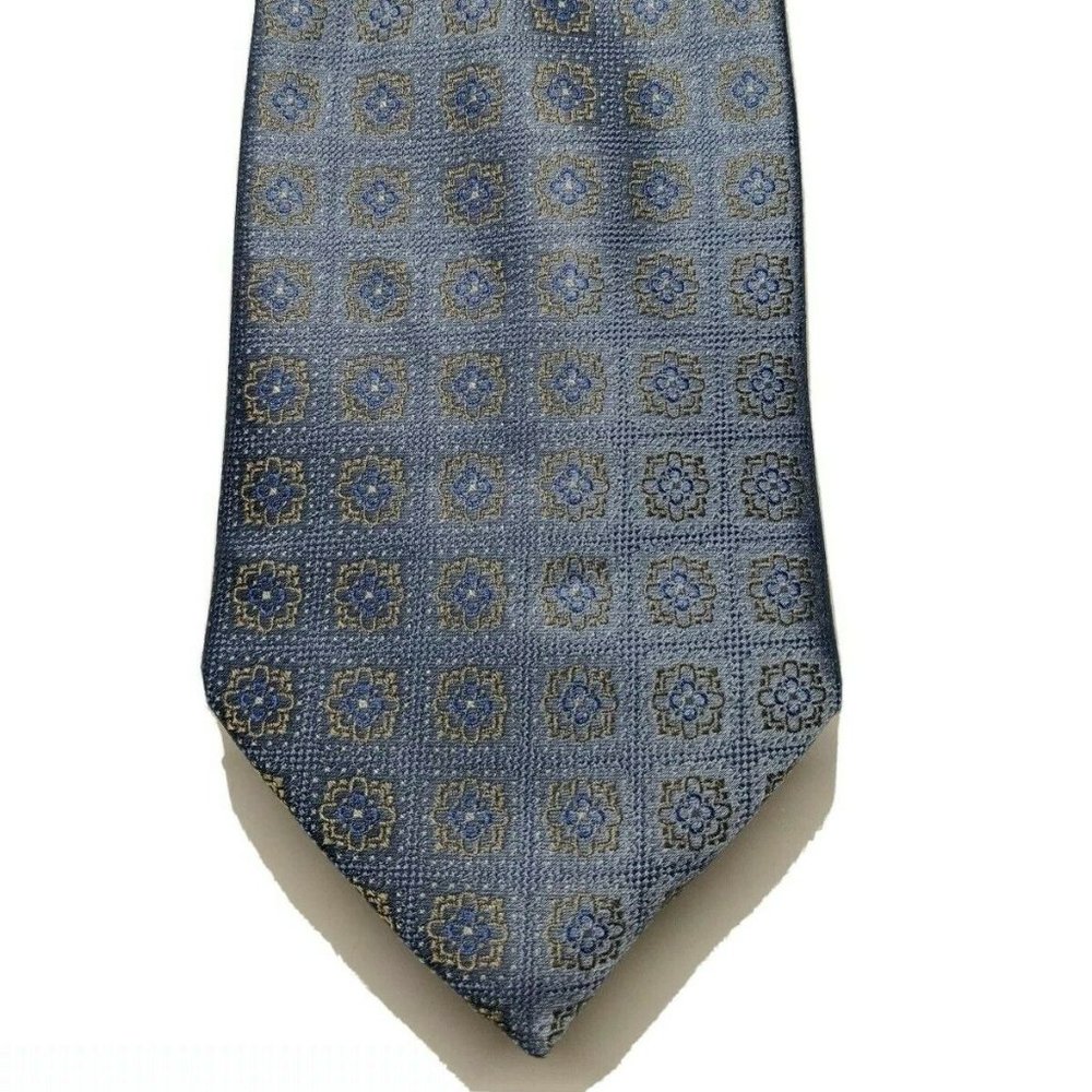 Rochester Extra Long Geometric Silk Necktie